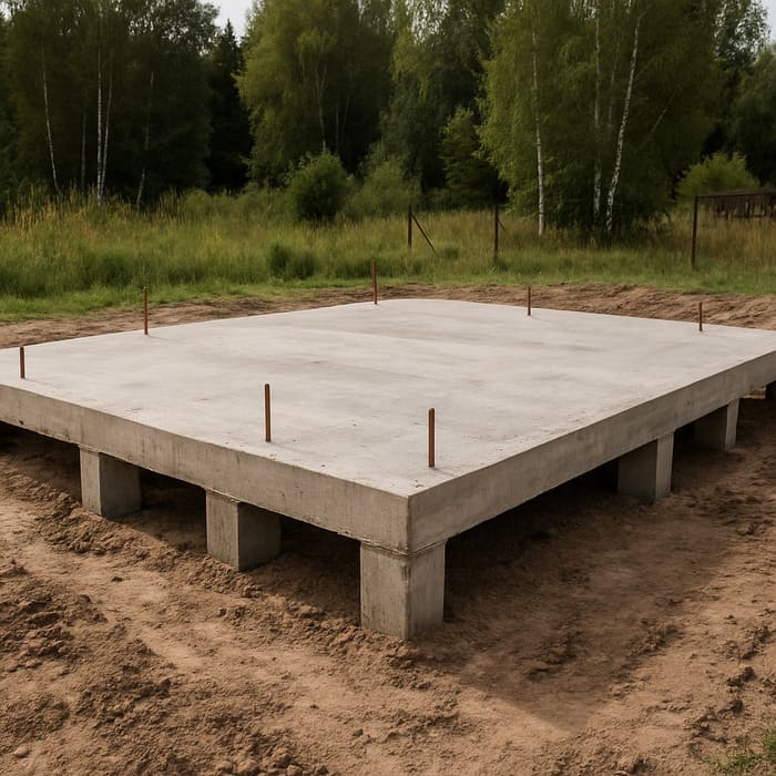 Монолитный ростверк для каркасника